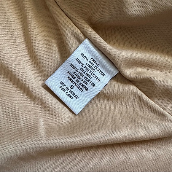 Angel Kiss Teddy Bear Jacket Tan Size Small - Picture 6 of 9